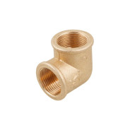 Колено внутренняя резьба 3/4 (уголок латунный м-м 3/4)  Цветлит ЦРБ0083