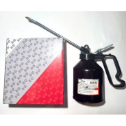 Масленка в металлическом корпусе 500мл с жестким наконечником  ...H-D HD-06917