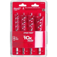 Набор__Сверла по дереву 13-25 мм Speed Feed (4 шт / блистер), MILWAUKEE ...Milwaukee 4932479477