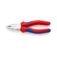 Плоскогубцы комбинированные, L-160 мм, хром., 2-комп. рукоятки   ...KNIPEX 0305160