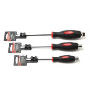 Отвертка шлицевая силовая магнитная под ключ "Profi" S2 SL6.5х125мм  ...FORCEKRAFT FK-70265125