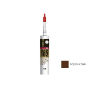 Герметик силиконовый "SANITARY SILICON 102", коричневый, 310мл,  ...FOME FLEX 01-4-1-105