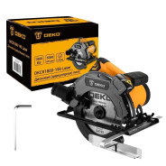 Пила циркулярная, 1800Вт, 190 мм, 5000 об.мин,  DEKO DKCS1800-190 LaserDeko 083-1011