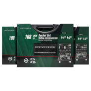 ( 3 K-T ) Набор инструментов с телескопическими трещотками 108пр.1/4''&1/2''(6гр.)(4-32мм) RockFORCE...Rock FORCE RF-41082-5L ( 3 K-T )