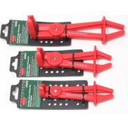 Зажим пластиковый для шлангов с фиксатором изогнутый 90°(L-165мм), на пластиковом держателе  ...Rock FORCE RF-903G18B