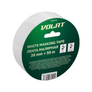 Лента малярная 38ммх50м белая  ВОЛАТ 51038-50