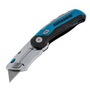 Нож, рем-монтажный, складной, трехкомп.рук-ка,контейнер - держатель для лезвий, 175мм, 2з.л  ...Gross 78882