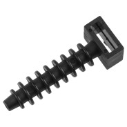 Дюбель для хомута-стяжки 8.0х45 mm черный (20 шт в в пластиковом контейнере)  ...STARFIX SMP1-43517-20