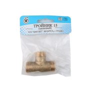 Тройник наружная резьба-наружная резьба-наружная резьба 1/2  ...Цветлит ZW50011