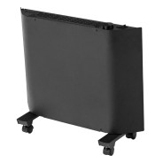 Конвектор электрический XCE-1000B, 230 В, 1000 Вт, черный, сушилка, колеса, Х-элемент  ...DENZEL 98127