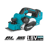 Аккум. рубанок LXT DKP 181 Z ,18 В, БЕЗ АККУМУЛЯТОРА, 11.000 об/мин, ширина: 82 мм, макс.глубина: 3,...MAKITA DKP181Z