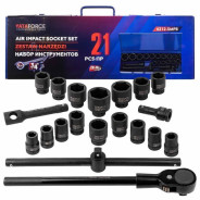 Набор инструментов ударных 21пр. 3/4" (17-36мм)(6гр.)  YATAFORCE YF-6212-5MPB