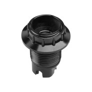 Патрон Е14 карболитовый с кольцом, черный  ЮПИТЕР JP7700-05