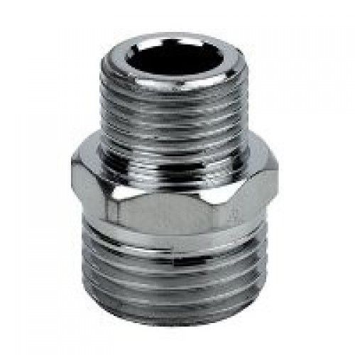 Штуцер пневматический с наружными резьбами 3/8" х 1/2" H-D HD-B1214