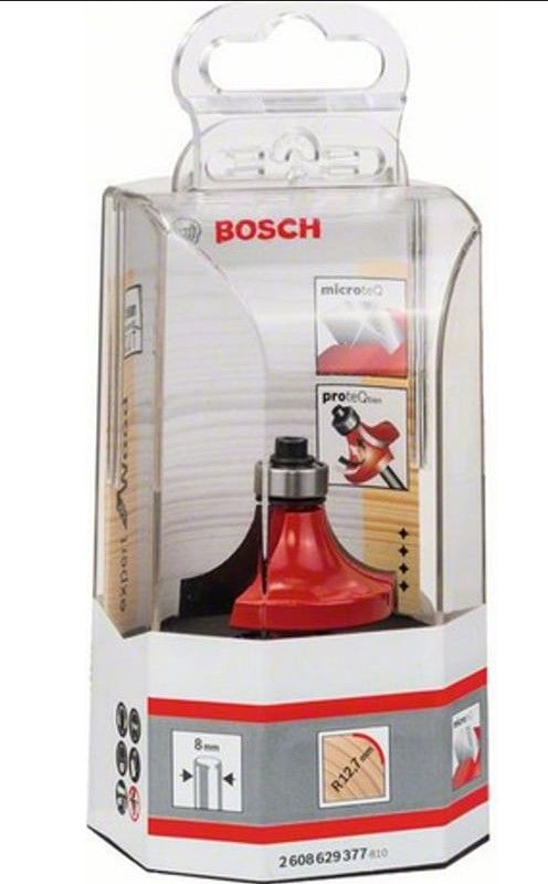 Фреза Expert Карнизная R12.7 D38.1х19х61 / хв 8 мм  BOSCH 2.608.629.377