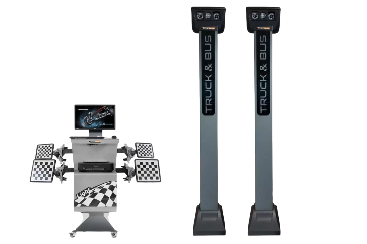 Стенд развал-схождения 3D для грузовых автомобилей ТехноВектор 7 Truck ... 7204 HTS4