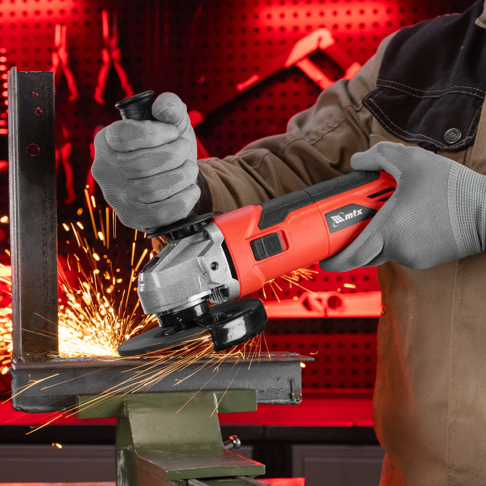 Машина шлифовальная угловая MAG125-800, 800 Вт, 125 мм, 12000 об/мин , MTX 26981