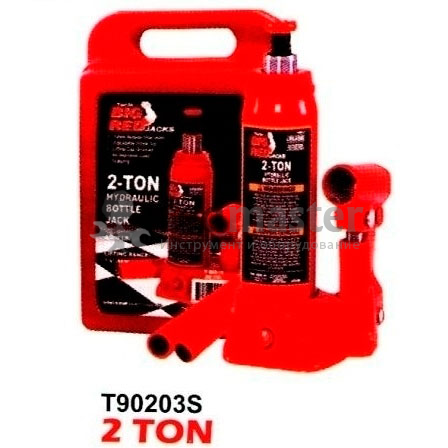 Домкрат бутылочный в кейсе 2т h(181-297mm) Torin T90203S