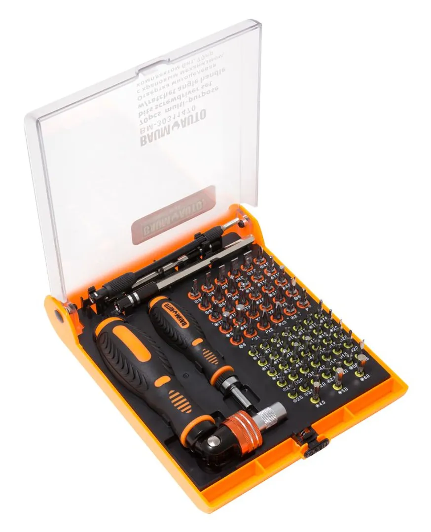 Набор отверток 70пр. T,TH,H,SL,PH,PZ,спец. Биты BaumAuto BM-30311470