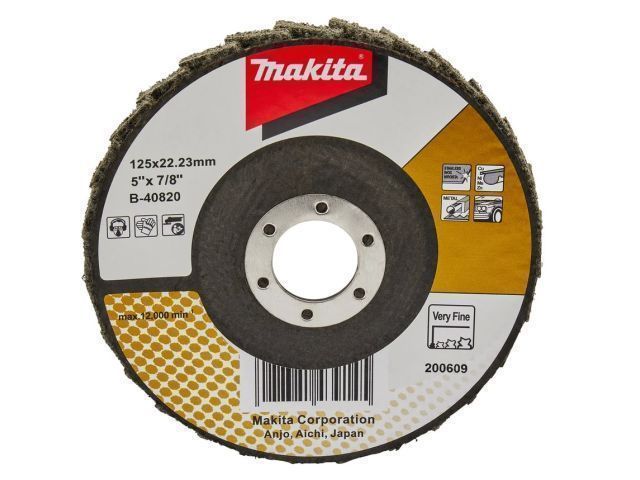 Круг лепестковый 125х22.2 мм плоский   MAKITA B-40820