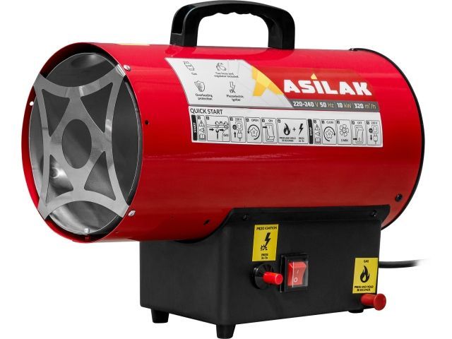 Нагреватель воздуха газовый SLG-10000 ,10 кВт, 320 куб.м/час,  ASILAK AS6310-1