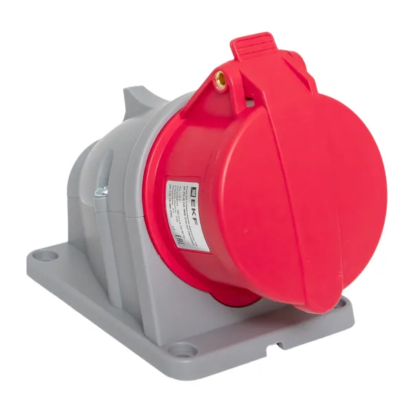 Розетка стационарная наружная 115 3Р+РЕ+N 16А 380В IP44 PROXIMA EKF ps-115-16-380-PRO