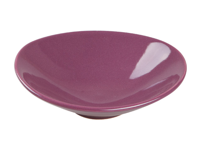 Салатник керамический, 160 mm, овальный, серия Стамбул, фиолетовый  ...PERFECTO LINEA 18-161498
