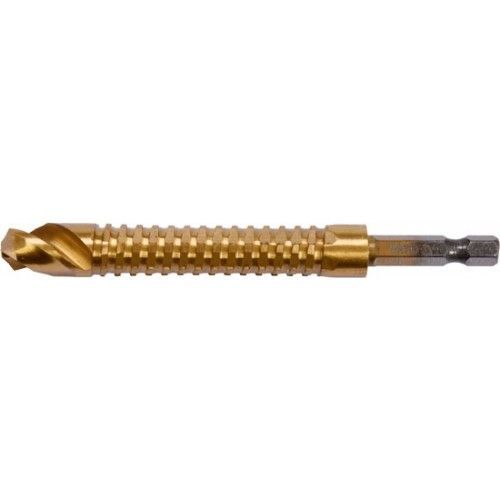 Сверло-шарошка по металлу 12.0mm HSS-TiN с хвостовиком HEX YATO YT-44830