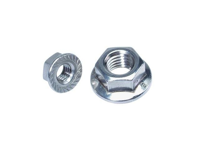 Гайка М10 с фланцем, цинк, класс прочности 6, DIN 6923 (250 шт) STARFIX SMC3-66045-250