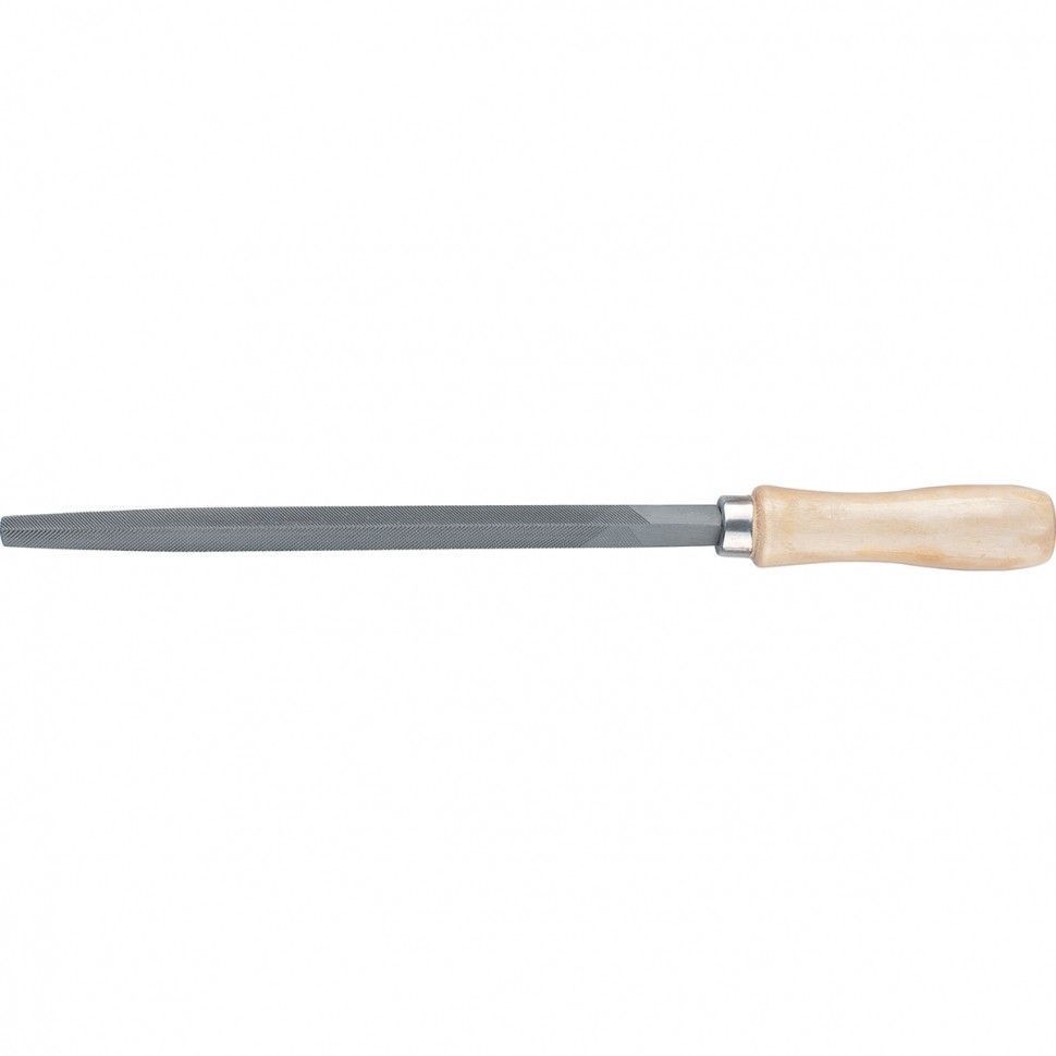 Напильник, 250 mm, трехгранный, деревянная ручка  Сибртех 16029