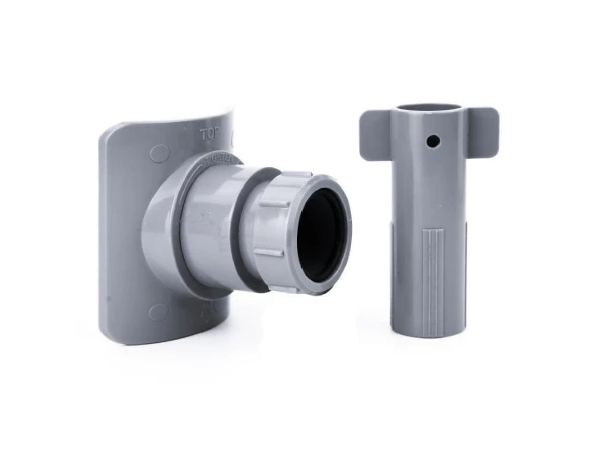 Врезка (адаптер) в канализационную трубу ВК 110х50, ABS, серый РТП (Для внутренней канализации) РосТурПласт 43111