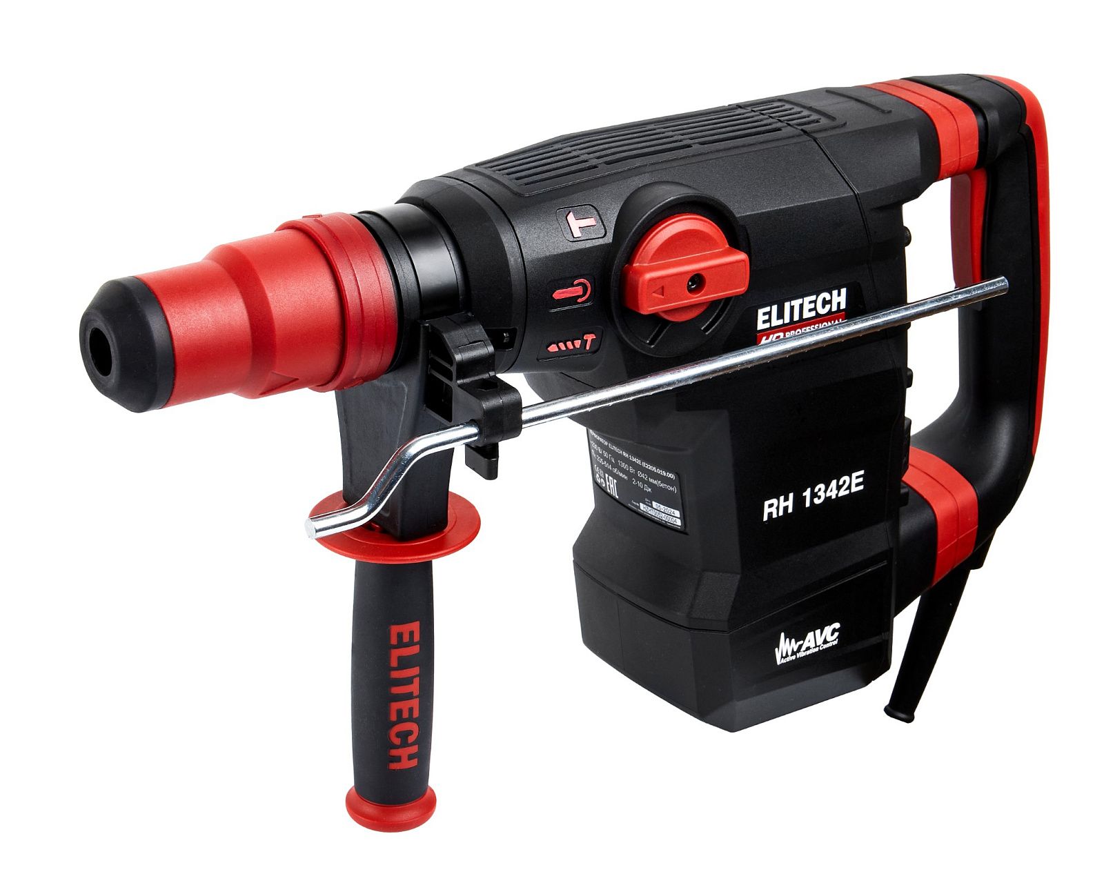 Перфоратор RH 1342E сетевой ,HD ,1300Вт , 10Дж ,SDS-Max , кейс,  ELITECH 204000