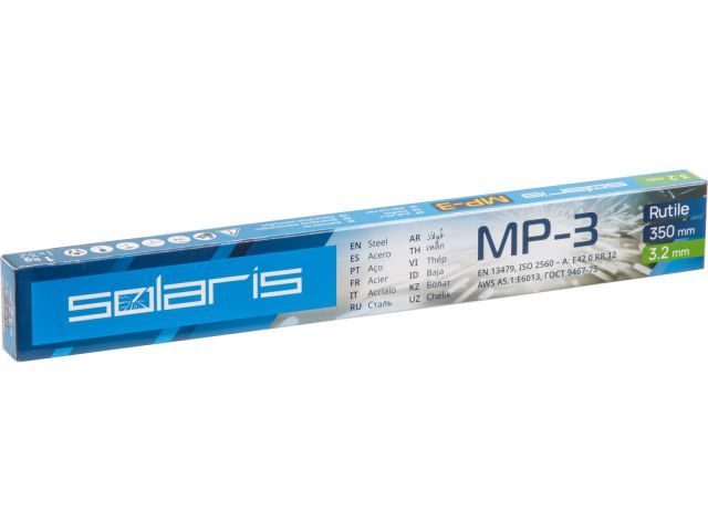 Электроды МР-3 ф 3,2мм уп.1,0 кг SOLARIS WM-1102