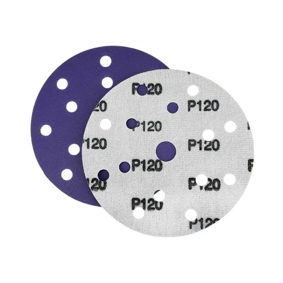 Диск шлифовальный фиолетовый D150 мм P120 Velcro (тип зерна – керамика) 15 отверстий Гамматест SL712PP120 Диск шлифовальный фиолетовый D150 мм P120 Velcro (тип зерна – керамика) 15 отверстий Гамматест SL712PP120