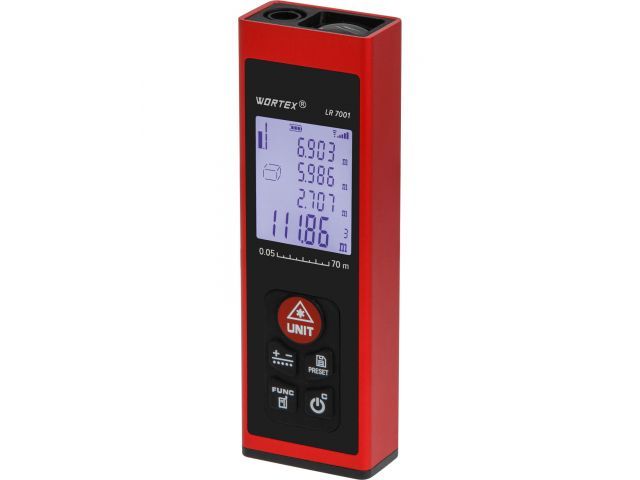 Дальномер лазерный  LR 7001 в кор. (0.03 - 70, + 2 mm)  WORTEX 1329390