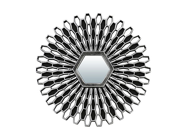 Зеркало декоративное "Лимож", серебро  QWERTY 74053