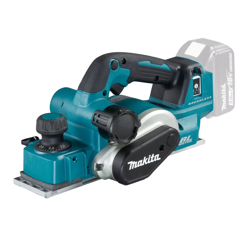 Рубанок аккумуляторный (18V / без АКБ и ЗУ / AWS / BL / Коробка)  ...MAKITA DKP181ZU