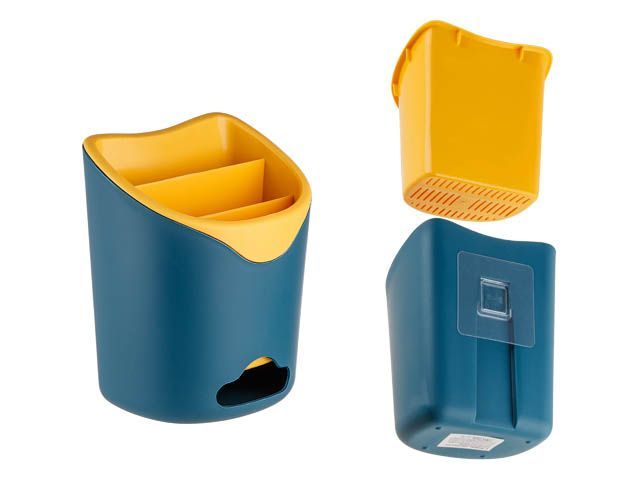 Подставка для столовых приборов, сине-желтая  PERFECTO LINEA 34-118167