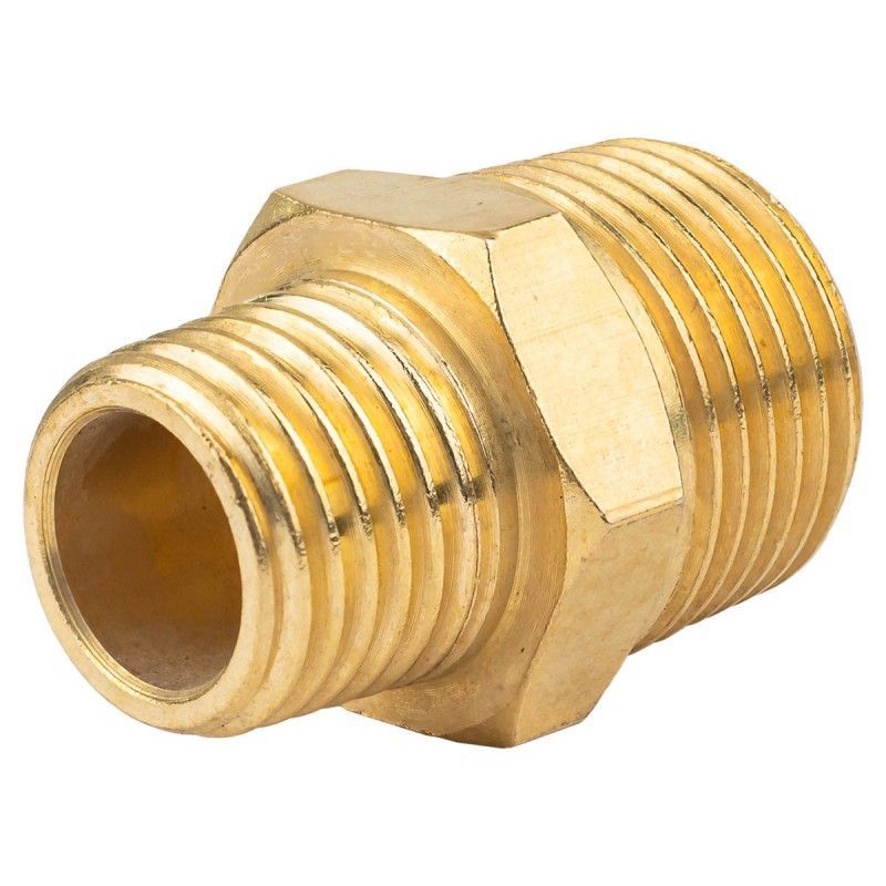 Соединитель резьбовой наруж. резьба 3/8"x1/4" Rock FORCE RF-MM06/04