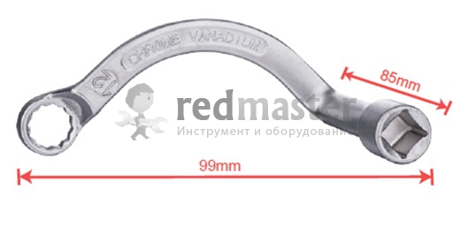 Ключ накидной для турбокомпрессора  12мм, 3/8" (VW, Audi V6 TDI) Rock FORCE RF-40112612