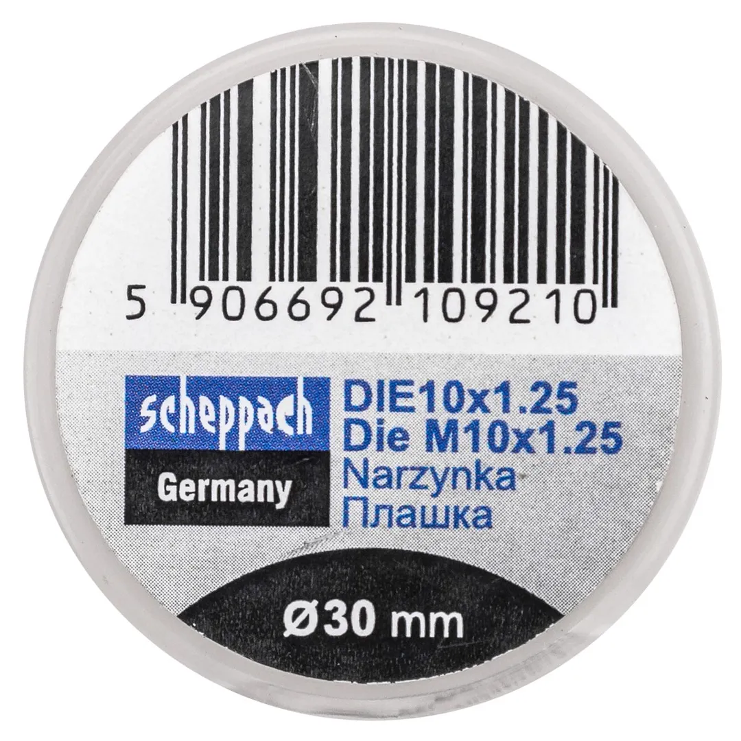 Плашка M10x1,25/Ф30  Scheppach Sch-DIE10x1.25