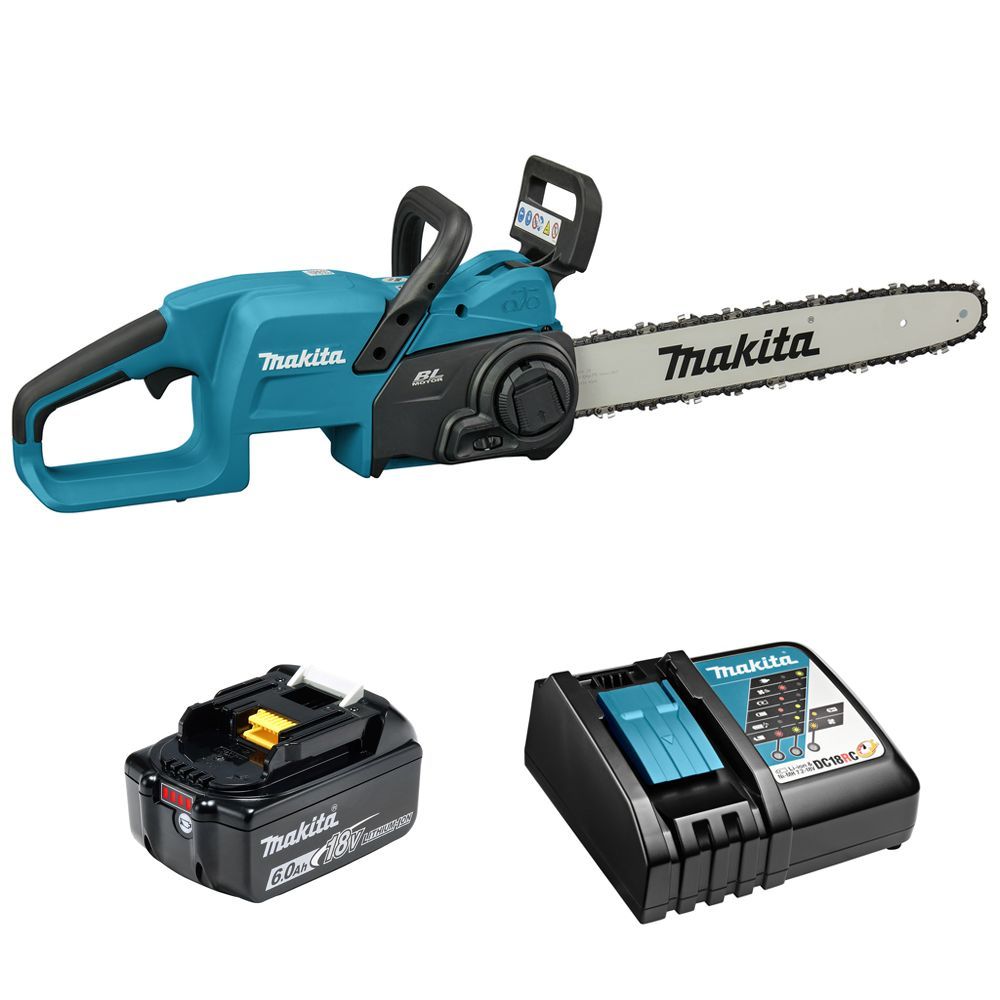 Аккумуляторная пила цепная шина 40 см (16"), 3/8, 1.1 mm (18.0 В1 акк.5.0 А/ч Li-Ion) MAKITA DUC407RT