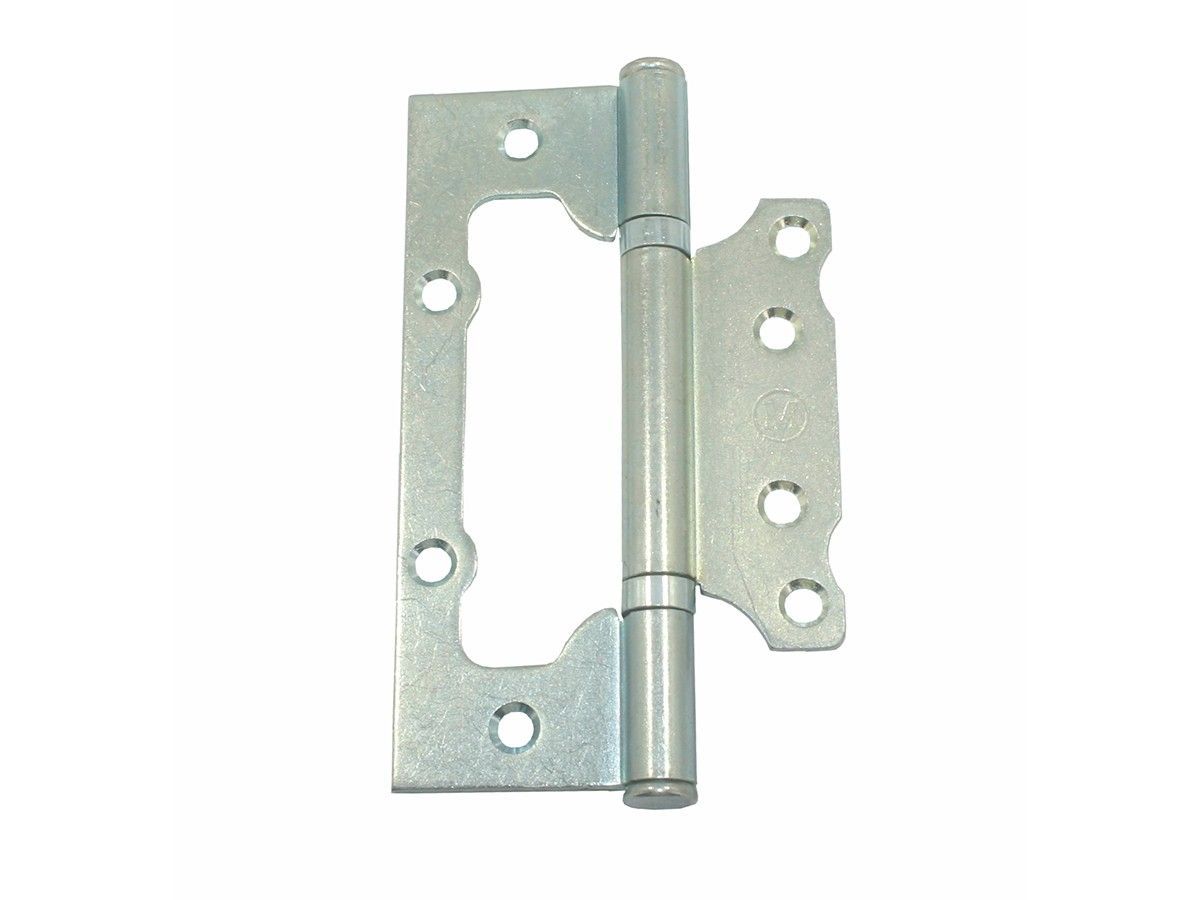 Петля 125 мм универсальная неврезная, белый цинк STARFIX SMP-36581-1