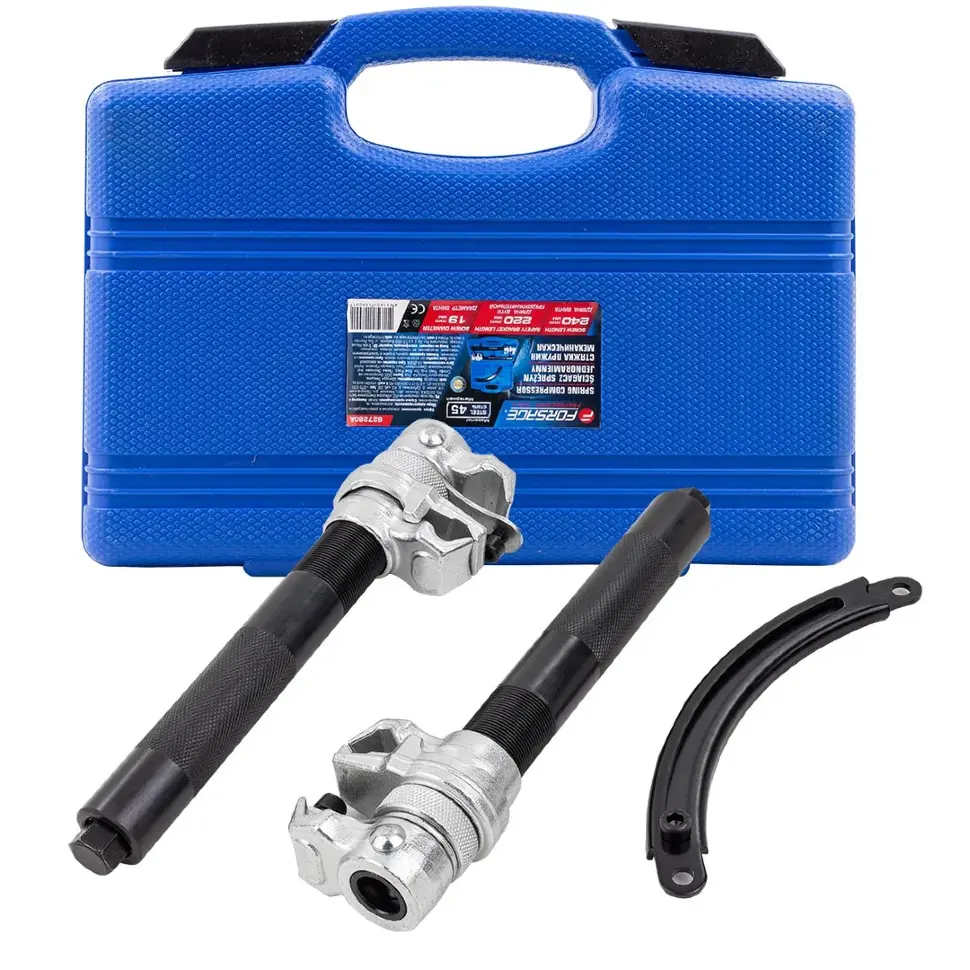 Стяжка пружин механическая 240мм(Ø винта 19мм), в кейсе Forsage F-627280A