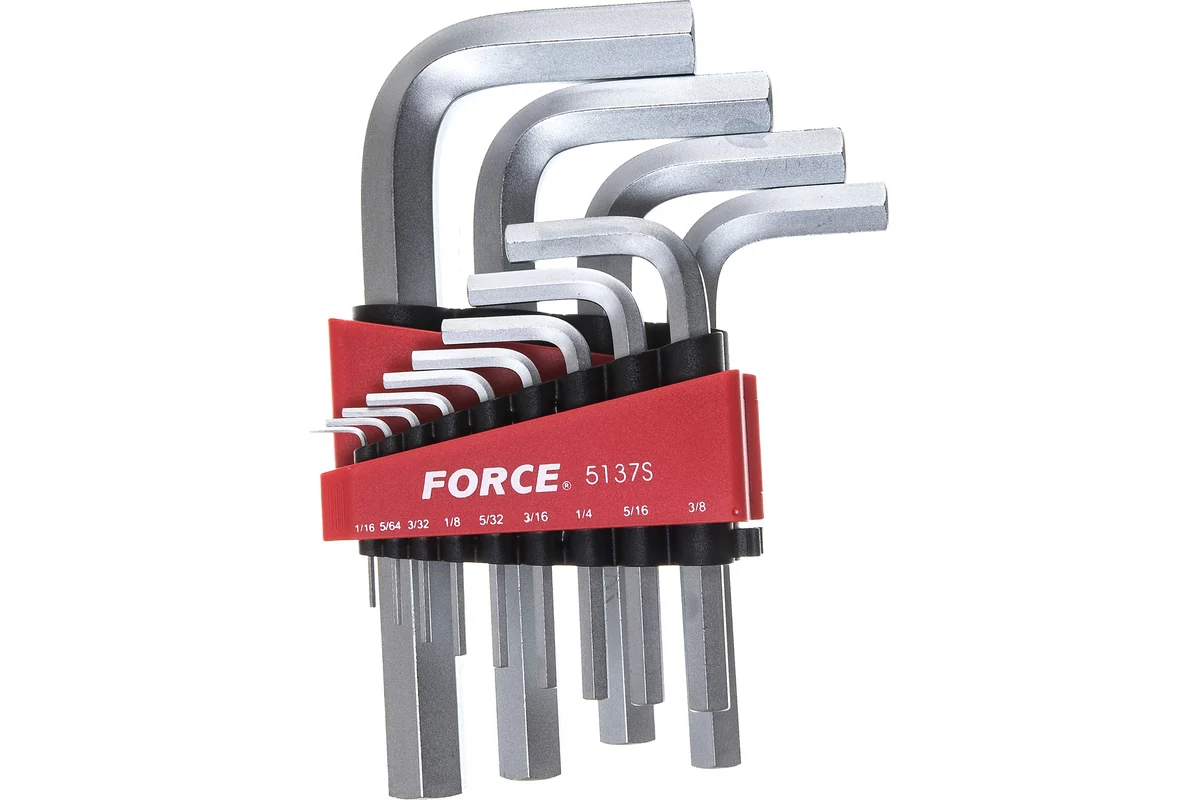 Набор ключей шестигранных дюймовых, 1/16"-3/4", 13пр. Force 5137S