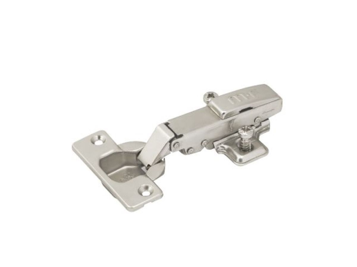 Петля накладная с доводчиком Clip-on, мягкий ход, площадка с евровинтом  STARFIX SMF-10893
