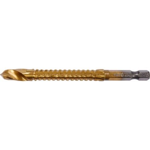 Сверло-шарошка по металлу  7.0mm HSS-TiN с хвостовиком HEX YATO YT-44825