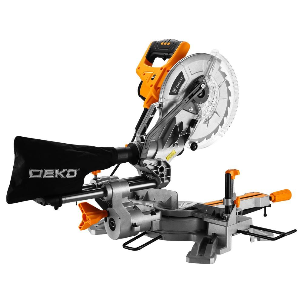 Пила торцовочная 2200Вт, 255х25.4мм, DEKO DKMS2200-255 Laser