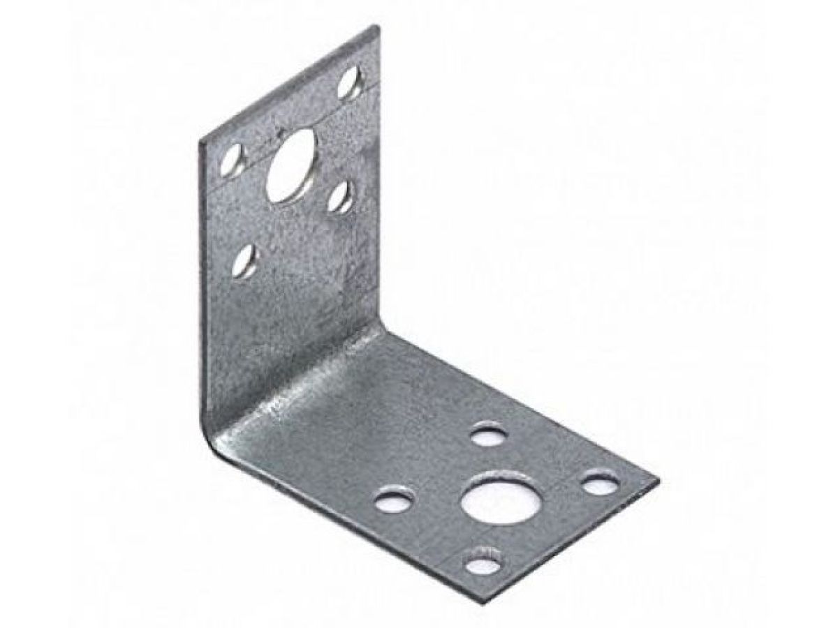 Уголок крепежный 35х50х50 mm C 1.8 mm белый цинк STARFIX SMP-83363-1