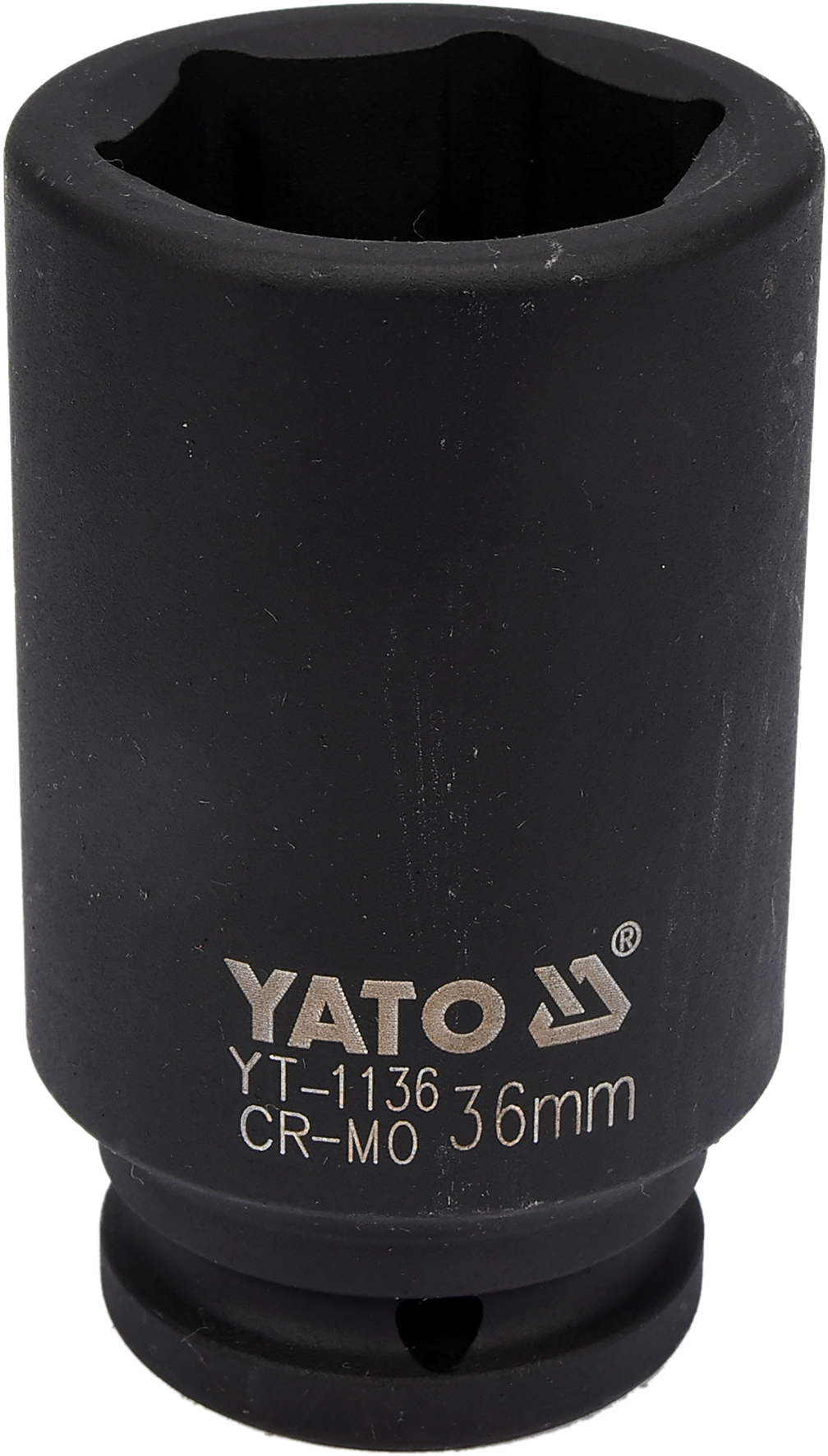 Головка торцевая ударная 3/4" 6гр. 36mm L90mm CrMo  YATO YT-1136